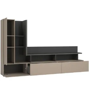 Obrazek Meblościanka Serio czarny/congo 09