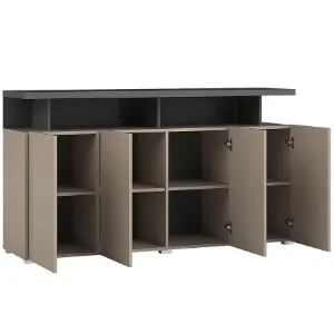 Obrazek Komoda Serio 4D czarny/congo 43