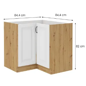 Obrazek Szafka Kuchenna Stilo Biały/Artisan 90x90 Nd 2f Bb