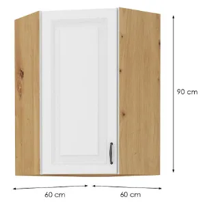 Obrazek Szafka kuchenna STILO BIAŁY/ARTISAN 60X60 GN-90 1F (45°)
