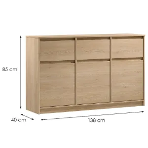 Obrazek Komoda Manami K3D3S cremona