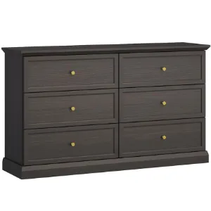 Obrazek Komoda Lucca K6S czarny grafit