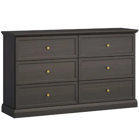 Obrazek Komoda Lucca K6S czarny grafit