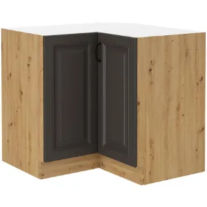 Obrazek Szafka Kuchenna Stilo Grafit/Artisan 90x90 Nd 2f Bb