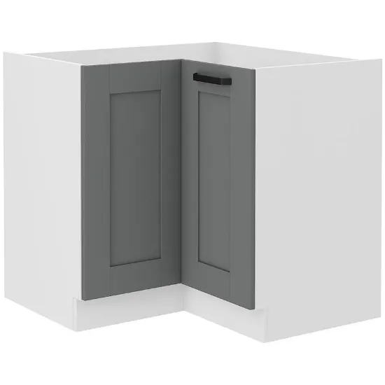 Obrazek Szafka Kuchenna Luna Dustgrey/Biały 90x90 Nd 2f Bb