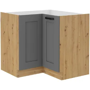 Obrazek Szafka Kuchenna Luna Dustgrey/Artisan 90x90 Nd 2f Bb