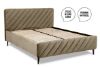 Obrazek Łóżko ze stelażem Kathy 160x200 beżowe