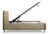 Obrazek Łóżko ze stelażem Kathy 160x200 beżowe