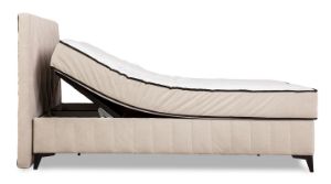 Obrazek Łóżko kontynentalne Silla 160x200 jasny beż