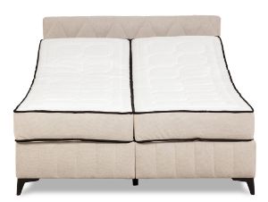 Obrazek Łóżko kontynentalne Silla 160x200 jasny beż