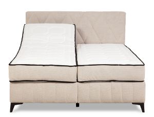 Obrazek Łóżko kontynentalne Silla 160x200 jasny beż