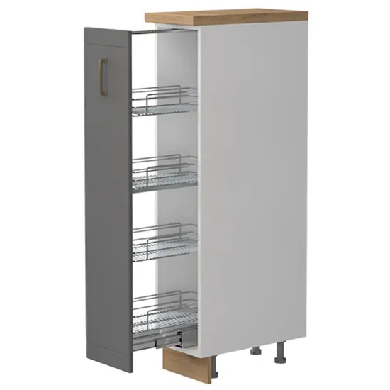 Obrazek Szafka kuchenna Tara K14-30-1kz/3 graphite mat