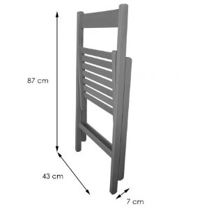 Obrazek Krzesło Libro 43x48x79 Cm Grey