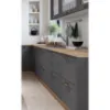 Obrazek Szafka kuchenna Tara V5-90-1ksp/4 graphite mat