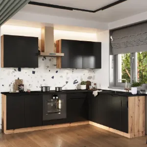 Obrazek Kuchnia Isabel 200 czarny/artisan