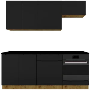 Obrazek Kuchnia Isabel 200 czarny/artisan