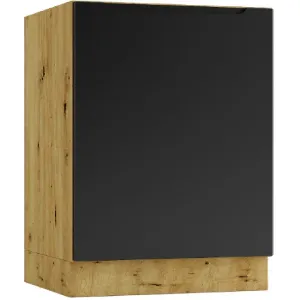 Obrazek Szafka Kuchenna Isabel D60ZL P/L czarny/artisan