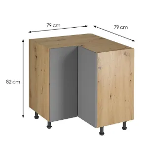 Obrazek Szafka kuchenna Langen D90N beige