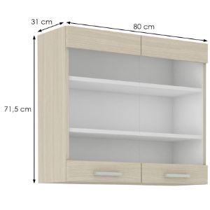 Obrazek Szafka kuchenna Wiktoria Chamonix/Legno 80GS-72