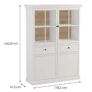 Obrazek Witryna Lucca W4D2S biały opal