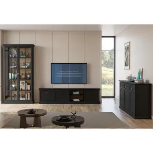 Obrazek Szafka Nocna Lucca SN czarny grafit