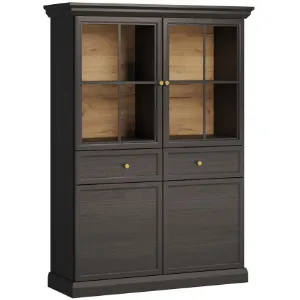 Obrazek Witryna Lucca W4D2S czarny grafit