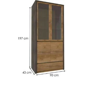 Obrazek Witryna Montana w2d dąb lefkas smooth grey