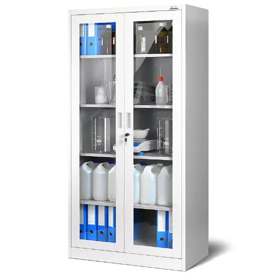 Obrazek Regał biurowy Amelia metalowy biały