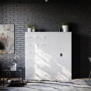 Obrazek Szafa biurowa Alex metalowa biały