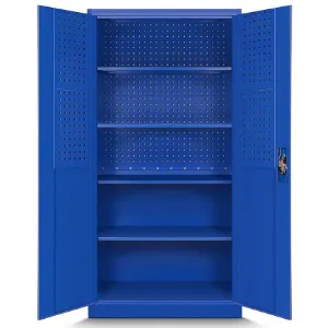 Obrazek Szafa biurowa Bruno metalowa niebieski