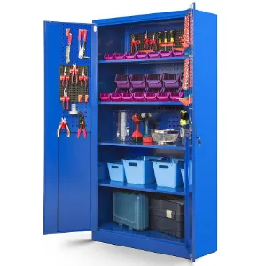 Obrazek Szafa biurowa Bruno metalowa niebieski