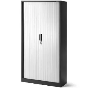 Obrazek Szafa biurowa Damian metalowa antracyt/biały