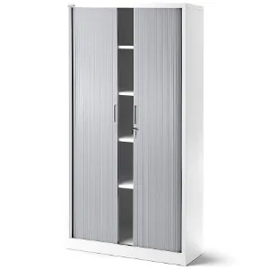 Obrazek Szafa biurowa Damian metalowa biały/szary