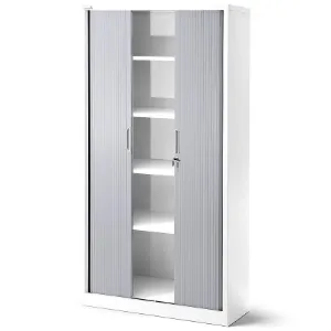 Obrazek Szafa biurowa Damian metalowa biały/szary