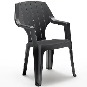 Obrazek Krzesło plastikowe Alta grafit