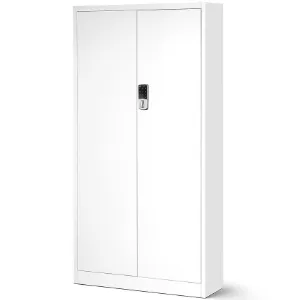 Obrazek Szafa biurowa Daniel+zamkiem elek. metalowa biały