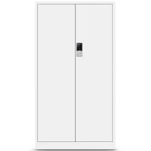 Obrazek Szafa biurowa Daniel+zamkiem elek. metalowa biały