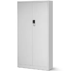 Obrazek Szafa biurowa Daniel+zamkiem elek. metalowa szary