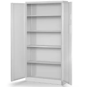 Obrazek Szafa biurowa Daniel+zamkiem elek. metalowa szary