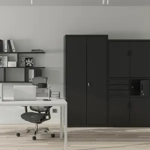 Obrazek Szafa biurowa Filip II metalowa antracyt