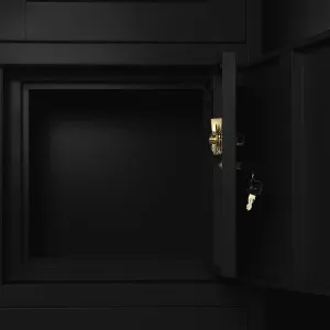 Obrazek Szafa biurowa Filip II metalowa czarny