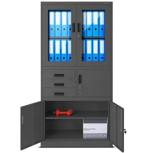 Obrazek Szafa biurowa Filip metalowa antracyt