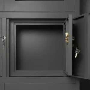 Obrazek Szafa biurowa Filip metalowa antracyt