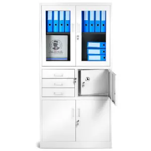 Obrazek Szafa biurowa Filip metalowa biały