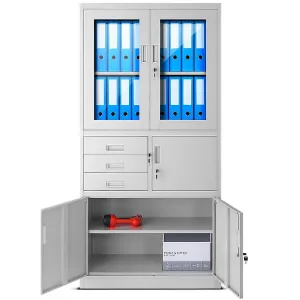 Obrazek Szafa biurowa Filip metalowa szary