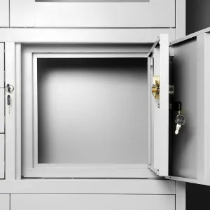 Obrazek Szafa biurowa Filip metalowa szary