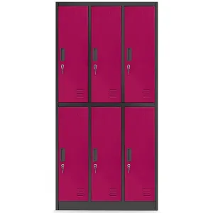 Obrazek Szafa Igor metalowa fuksja/antracyt