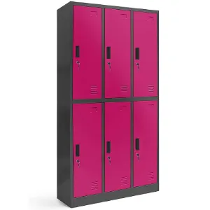 Obrazek Szafa Igor metalowa fuksja/antracyt