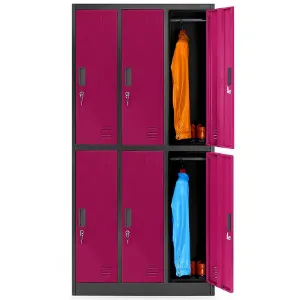 Obrazek Szafa Igor metalowa fuksja/antracyt