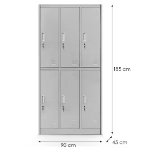 Obrazek Szafa Igor metalowa szary